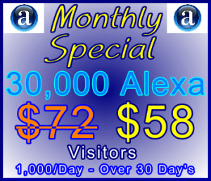 350x300_Alexa_Monthly_30,000_58usd: Sales Support Special Offer Banner Link