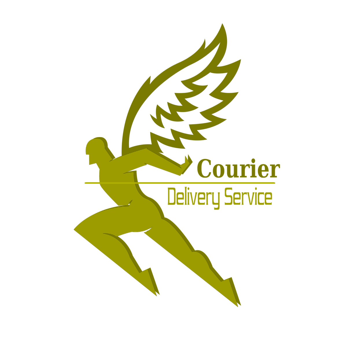 Courier Service Co Logo