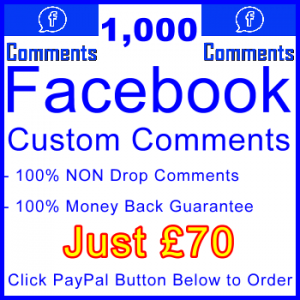 db-B2B-UK 1,000 FB Comments 70GBP: Visitor Support Sales Banner