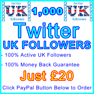 db-B2B-UK 1,000 UK Twitter Followers 20GBP: Service-Type Visitor Support Banner