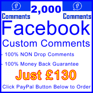 db-B2B-UK 2,000 FB Comments 130GBP: Visitor Support Sales Banner