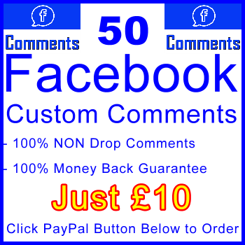 db-B2B-UK 50 FB Comments 10GBP: Visitor Support Sales Banner