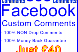 db-B2B-UK 500 FB Comments 40GBP: Visitor Support Sales Banner