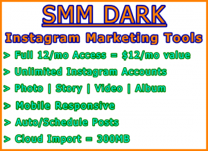 Tools SMM Dark: Visitor Sales Information Support Banner