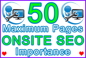 Fiverr 50 Pages Onsite SEO Setup £65: Visitor Sales Support Information Banner