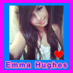 Emma Hughes Special Pink Border 150x150: Senior Admin Team Member Profile Pic Visitor Support Information Banner