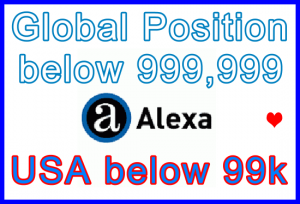 Fiverr Alexa below 999,999