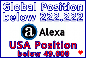 Fiverr SEOClerks Alexa 222,222: Visitor Sales Support Information Banner
