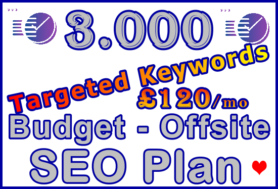 Ste-B-B2B SEO-Solutions Offsite SEO 3,000 keywords £120: Visitor Sales Support Information Banner