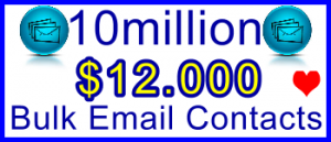 350x100 10 Million Emails 8,750usd: Client Signup & Sales Support Banner Link - Geo and Niche Targeted Bulk Emails