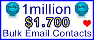 350x100 1 Million Emails 900usd: Sales Support Banner