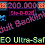 Ste-B-B2B 200,000 Adult Backlinks