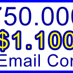 350x100 750,000 Emails 750usd: Client Signup & Sales Support Information Banner Link