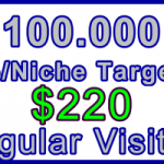 Ste-B-B2B Regular Visitors 100,000 $220: Visitor Sales Information Support Banner