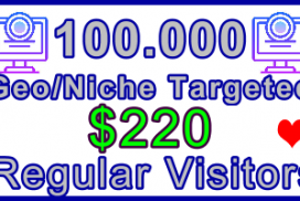 Ste-B-B2B Regular Visitors 100,000 $220: Visitor Sales Information Support Banner