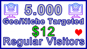 Ste-B-B2B Regular Visitors 5,000 $12: Visitor Sales Information Support Banner