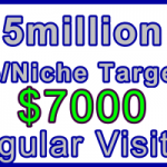 Ste-B-B2B Regular Visitors 5million $7,000: Visitor Sales Information Support Banner