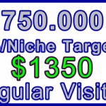 Ste-B-B2B Regular Visitors 750,000 $1,350: Visitor Sales Information Support Banner