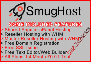 Ste-B2B SmartHost Example Banner Link Grey: Visitor Affiliate Marketing Support Information Banner Link