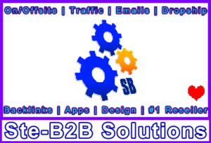 Ste-B2B Cogs Logo + Text 550 x 374 Banner - Visitor Homepage Navigation Support Logo Banner