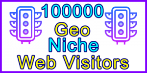 Ste-B2B Web Visitors 100.000 Visitor Sales Banner Information Support Banner