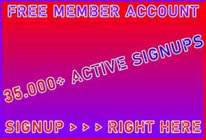 B2B-Ste Free Member Account 35,000 Visitor Signup Area Navigation Support
