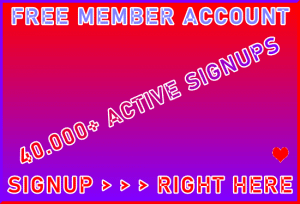 B2B-Ste Free Member Account 40,000+ Visitor Signup Area Navigation Support