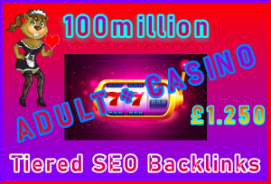 SEOClerks Adult + Casino Backlinks 100million £1250