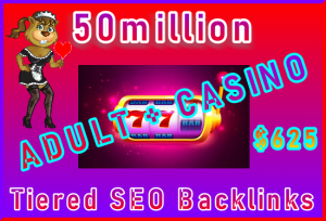 SEOClerks Adult + Casino Backlinks 50million $625