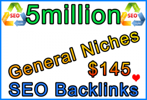 SEOClerks 5Squid Backlinks General Niches 5million = $145