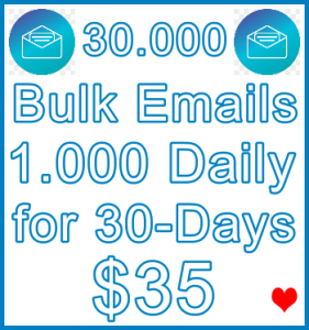 Ste-B2B Bulk Emails 30.000 1.0000-day for 30-days $35