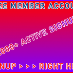 2B-Ste Free Member Account 55.,000+ Visitor Signup Area Navigation Support