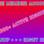 B2B-Ste Free Member Account 55.,000+ Visitor Signup Area Navigation Support