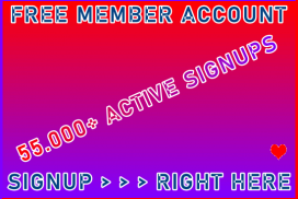 B2B-Ste Free Member Account 55.,000+ Visitor Signup Area Navigation Support