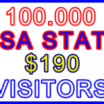 Ste-B2B USA State Visitors 100.000 $190