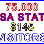 Ste-B2B USA State Visitors 75.000 $145