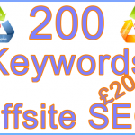 Ste-B2B Offsite SEO 200 Keywords £20