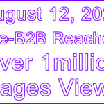 Ste-B2B 1million Page Views Rose Petal Banner