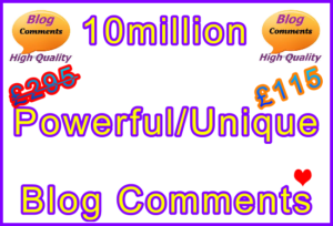 SEOClerks Blog Comments LifeMail 10million £115