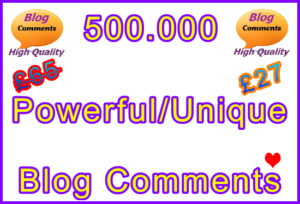 SEOClerks Blog Comments LifeMail 500,000 £27