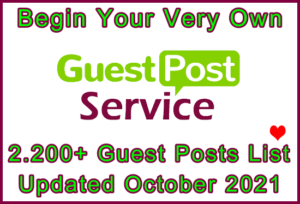 Guest Post Service Begin Your Own