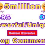 SEOClerks Blog Comments 5million Member Exclusive £65