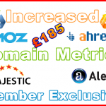 Domain 4x Metrics Increases 1 URL £185
