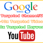 Google Video 1-10 videos 100x keywords targeted