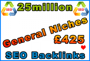 SEOClerks 5Squid Backlinks General Niches 25million = £425