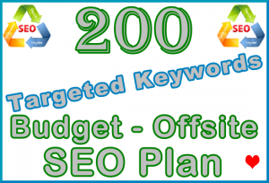 Ste-B2B Budget Offsite SEO 200 Targeted Keywords