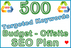 Ste-B2B Budget Offsite SEO 500 Targeted Keywords