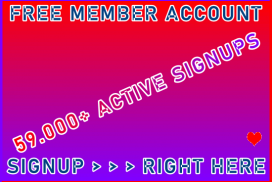 B2B-Ste Free Member Account 59.,000+ Visitor Signup Area Navigation Support