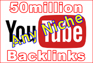 FiveSquid YouTube 50million Backlinks