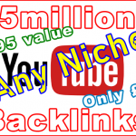 FiveSquid YouTube 5million Backlinks £65